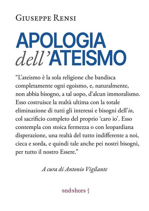 Apologia dell'ateismo - Giuseppe Rensi - ebook