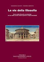 Le vie della filosofia. Storia della filosofia occidentale ad uso delle scuole medie superiori e degli autodidatti. Vol. 2: Dall'umanesimo a Hegel (versione breve)