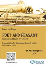 Poet and Peasant (Dichter und Bauer). Overture. Sax Quartet. Eb Alto part