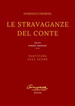 Le stravaganze del Conte. Canto e pianoforte. Full score. Partitura