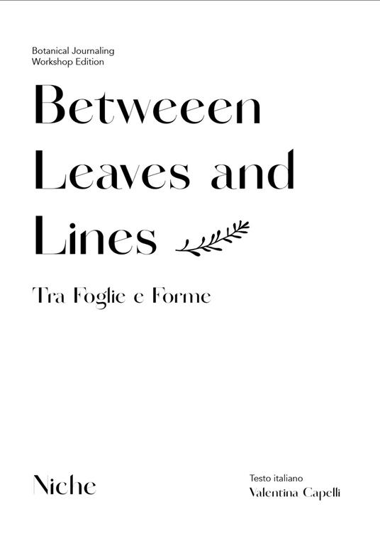 Between Leaves and Lines-Tra foglie e forme - Niche - copertina