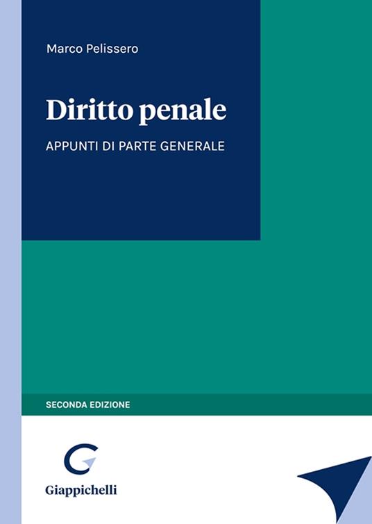 Diritto penale - Marco Pelissero - copertina