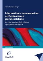 Informazione e comunicazione nell'ordinamento giuridico italiano