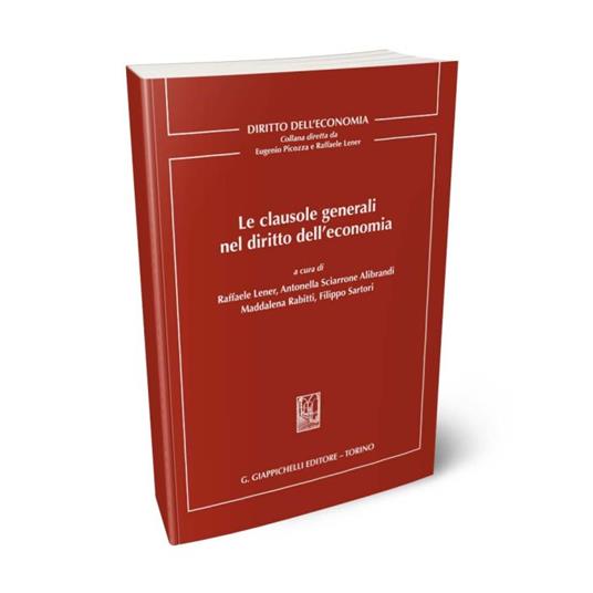 Le clausole generali nel diritto dell'economia - copertina