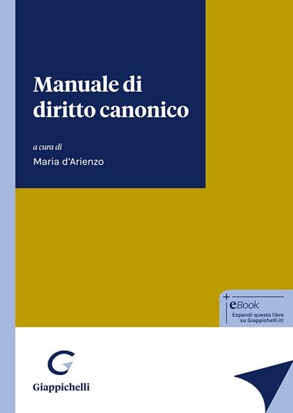 Manuale di diritto canonico - copertina