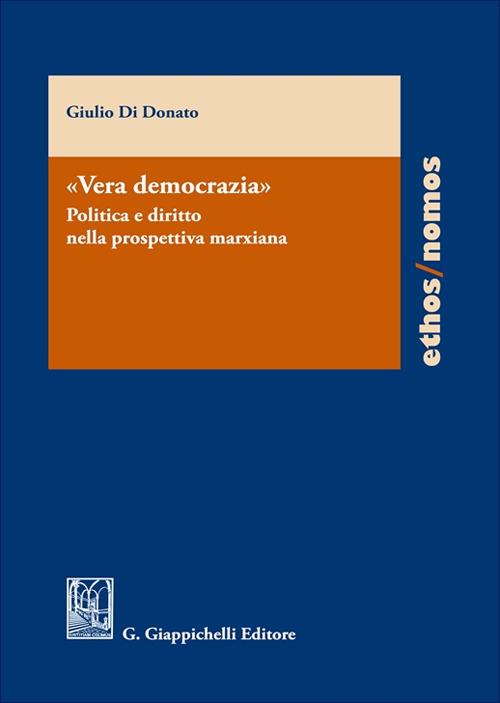 «Vera democrazia» - Giulio Di Donato - copertina