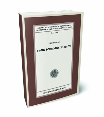 L'atto solutorio del terzo - Guido Corapi - copertina