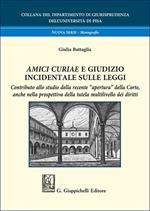 «Amici curiae» e giudizio incidentale sulle leggi. Contributo allo studio della recente «apertura» della Corte, anche nella prospettiva della tutela multilivello dei diritti