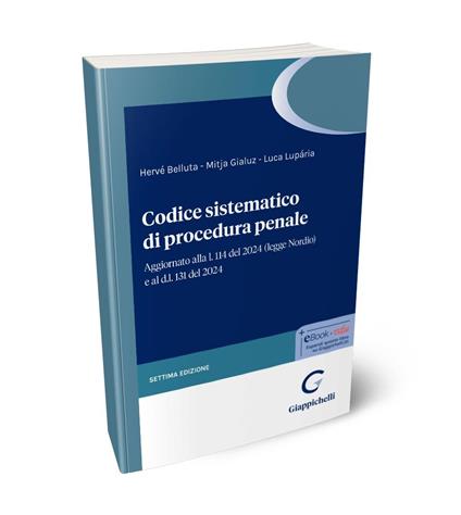 Codice sistematico di procedura penale - Hervé Belluta,Mitja Gialuz,Luca Luparia - copertina