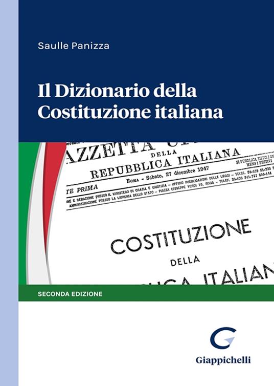 Il dizionario della Costituzione italiana - Saulle Panizza - copertina