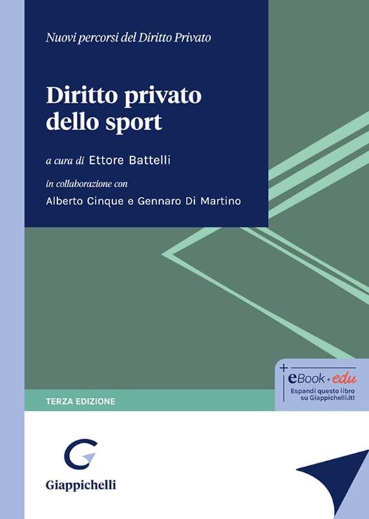 Diritto privato dello sport - copertina