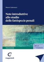 Note introduttive allo studio delle fattispecie penali