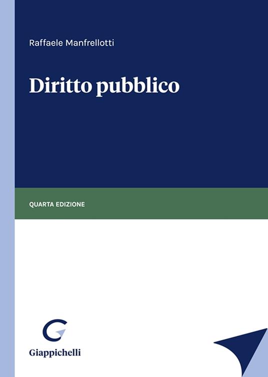 Diritto pubblico - Raffaele Manfrellotti - copertina