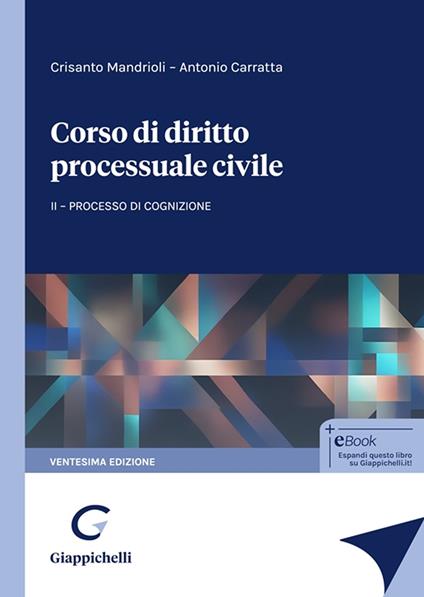 Corso di diritto processuale civile. Vol. 2: Processo di cognizione - Crisanto Mandrioli,Antonio Carratta - copertina