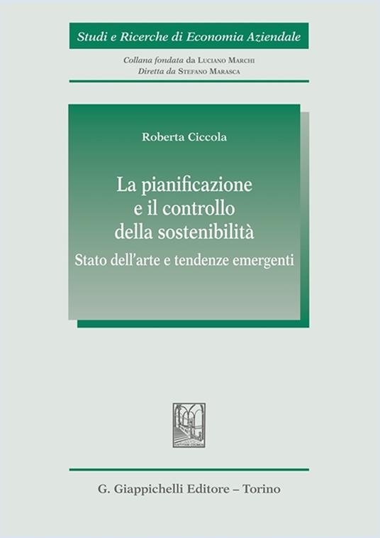 La pianificazione e il controllo della sostenibilità - Roberta Ciccola - copertina