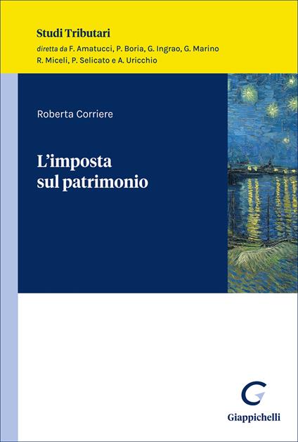 L'imposta sul patrimonio - Roberta Corriere - copertina