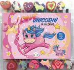 I love unicorni da colorare. Ediz. illustrata. Con 12 pastelli colorati e gommine