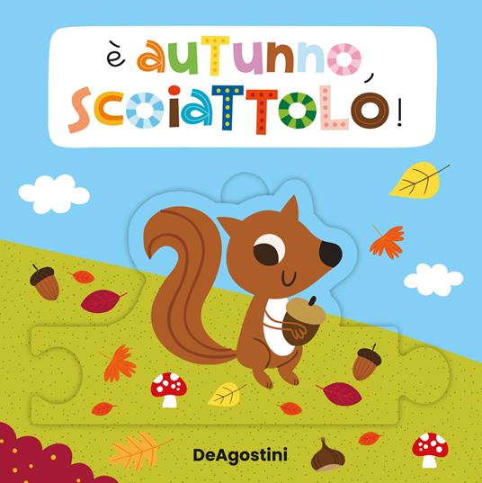 È autunno, scoiattolo! Libro puzzle. Ediz. a colori - copertina