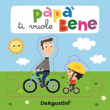 Papà ti voglio bene. Libro puzzle. Ediz. a colori - copertina