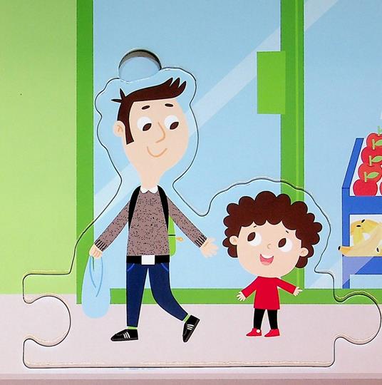 Papà ti voglio bene. Libro puzzle. Ediz. a colori - 5