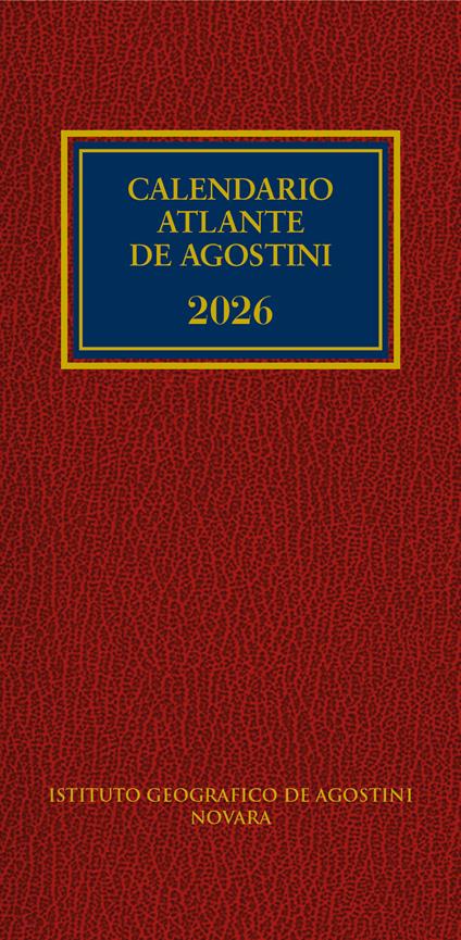 Calendario atlante De Agostini 2026 - copertina