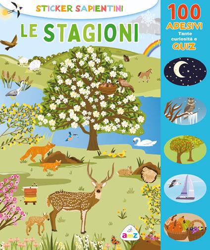 Le stagioni. Sticker sapientini. Ediz. illustrata - copertina