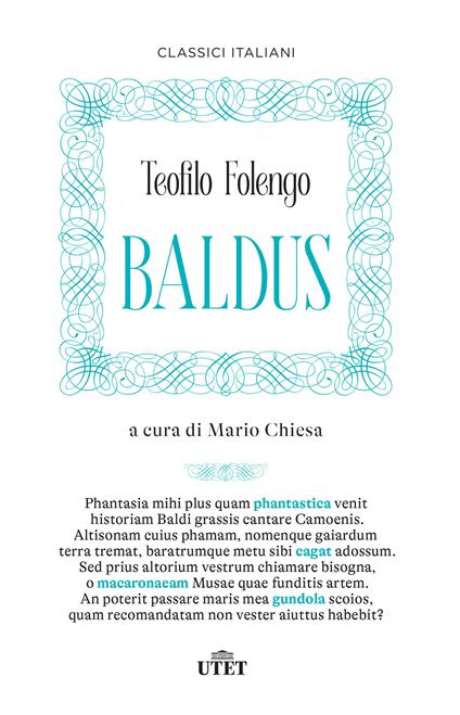 Baldus - Teofilo Folengo - copertina
