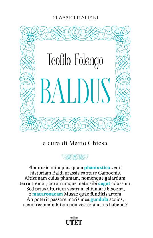 Baldus - Teofilo Folengo - copertina