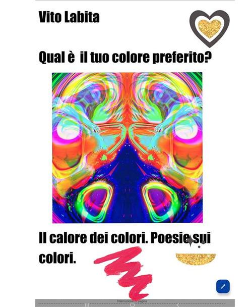 Qual è il tuo colore preferito? Il calore dei colori. Poesie sui colori - Vito Labita - ebook