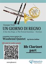 Bb Clarinet part of «Un giorno di regno» for Woodwind Quintet. Overture