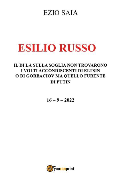 Esilio russo - Ezio Saia - copertina