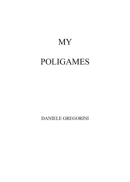 My poligames - Daniele Gregorini - copertina