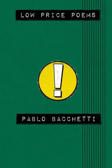 Low price poems - Pablo Bacchetti - copertina