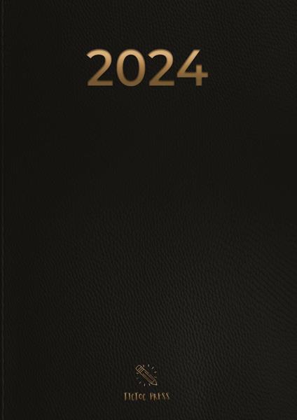 2024 Agenda Giornaliera 2024: Un Giorno per Pagina