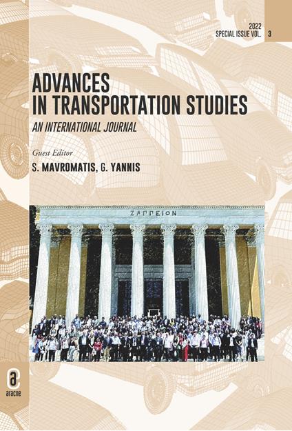 Advances in transportation studies. An international journal. Special issue (2022). Vol. 3 - copertina