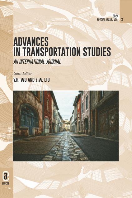 Advances in transportation studies. An international journal. Special issue (2024). Vol. 3 - copertina
