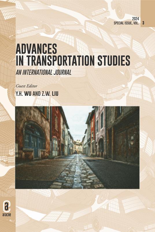 Advances in transportation studies. An international journal. Special issue (2024). Vol. 3 - copertina