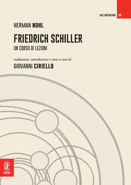 Friedrich Schiller. Un corso di lezioni - Herman Nohl - copertina