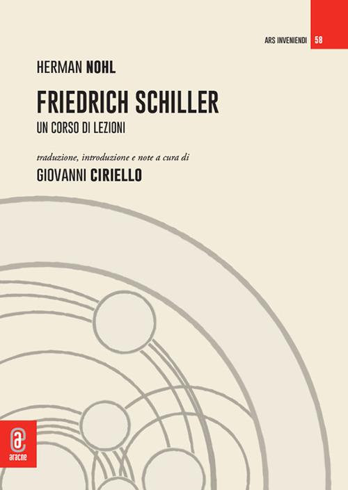 Friedrich Schiller. Un corso di lezioni - Herman Nohl - copertina