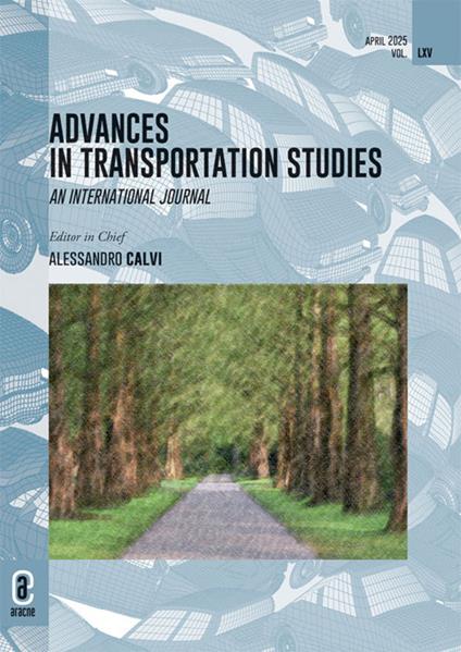 Advances in transportation studies. An international journal (2025). Vol. 65 - copertina
