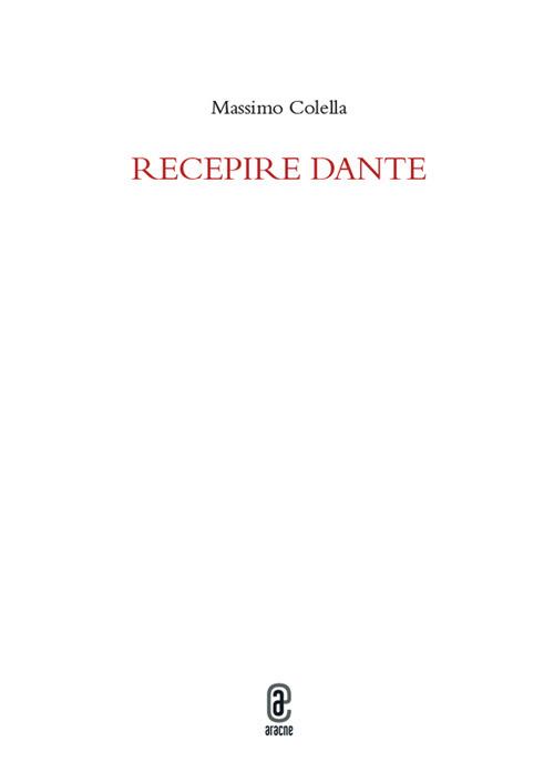 Recepire Dante - Massimo Colella - copertina