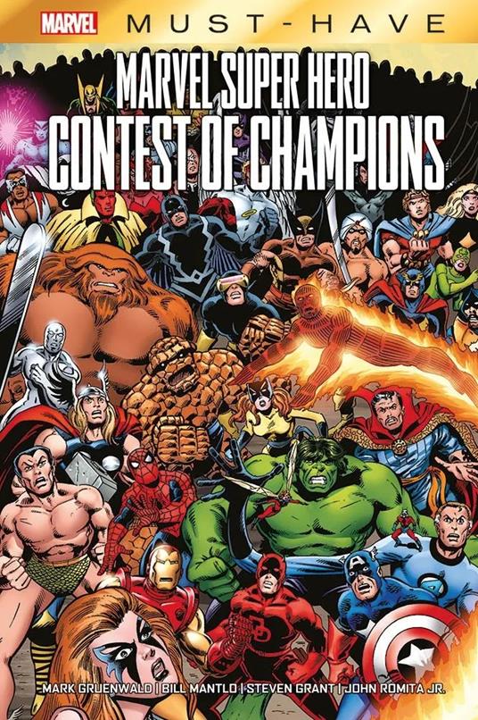 Marvel super hero contest of champions - Mark Gruenwald,Bill Mantlo,Steven Grant - copertina