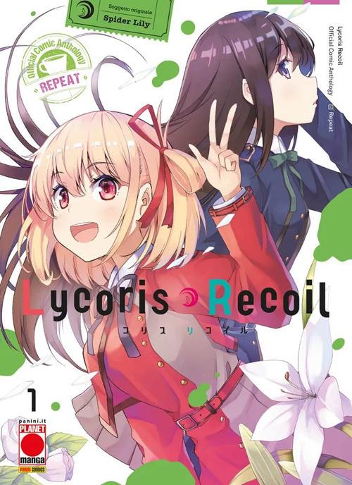 Lycoris recoil. Official comic anthology. Repeat. Vol. 1 - Lily Spider - copertina