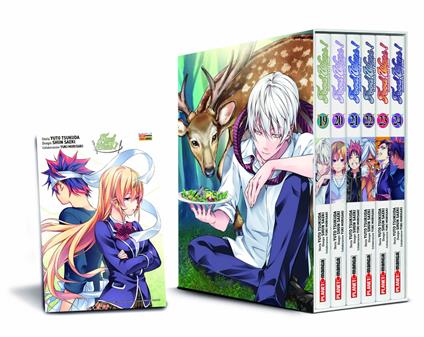 Food wars! Cofanetto. Vol. 19-24 - Yuto Tsukuda,Shun Saeki,Yuki Morisaki - copertina