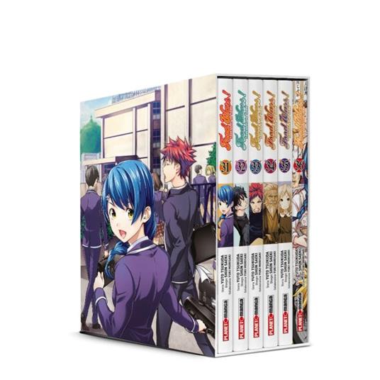 Food wars! Cofanetto. Vol. 31-36 - Yuto Tsukuda,Shun Saeki,Yuki Morisaki - copertina