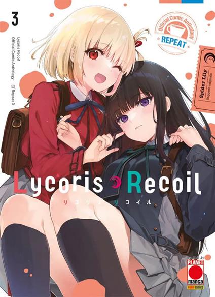 Lycoris recoil. Official comic anthology. Repeat. Vol. 3 - Lily Spider - copertina