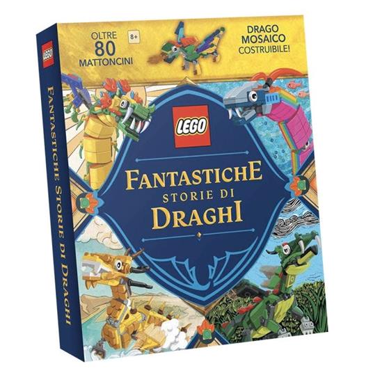 Fantastiche storie di draghi. Lego. Con 80 mattoncini Lego - copertina