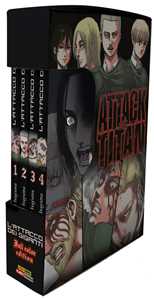 Libro L'attacco dei giganti. Full color edition. Cofanetto. Vol. 1-4 Hajime Isayama