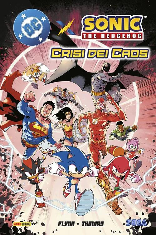 Dc x Sonic. Crisi e caos - Ian Flynn,Adam Bryce Thomas - copertina