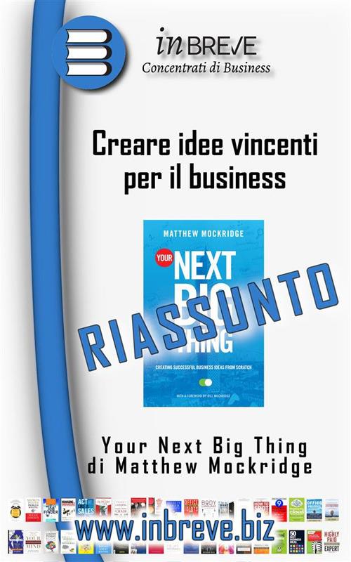 Your Next Big Thing - Your Next Big Thing - InBreve - ebook